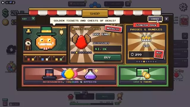 Click SHOP at the bottom of the screen, beside SPLIT.