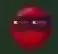 Red ball wearing dark Sunnies sunglasses.