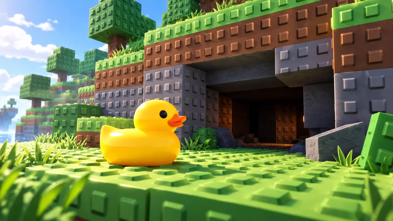 Mitosis Fisherman's Quest: Duckies, Cave and Rubber Duckie &mdash; illustrated cover